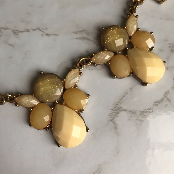 Resin Stone Statement Necklace Chunky Necklace - Picture 3 of 5